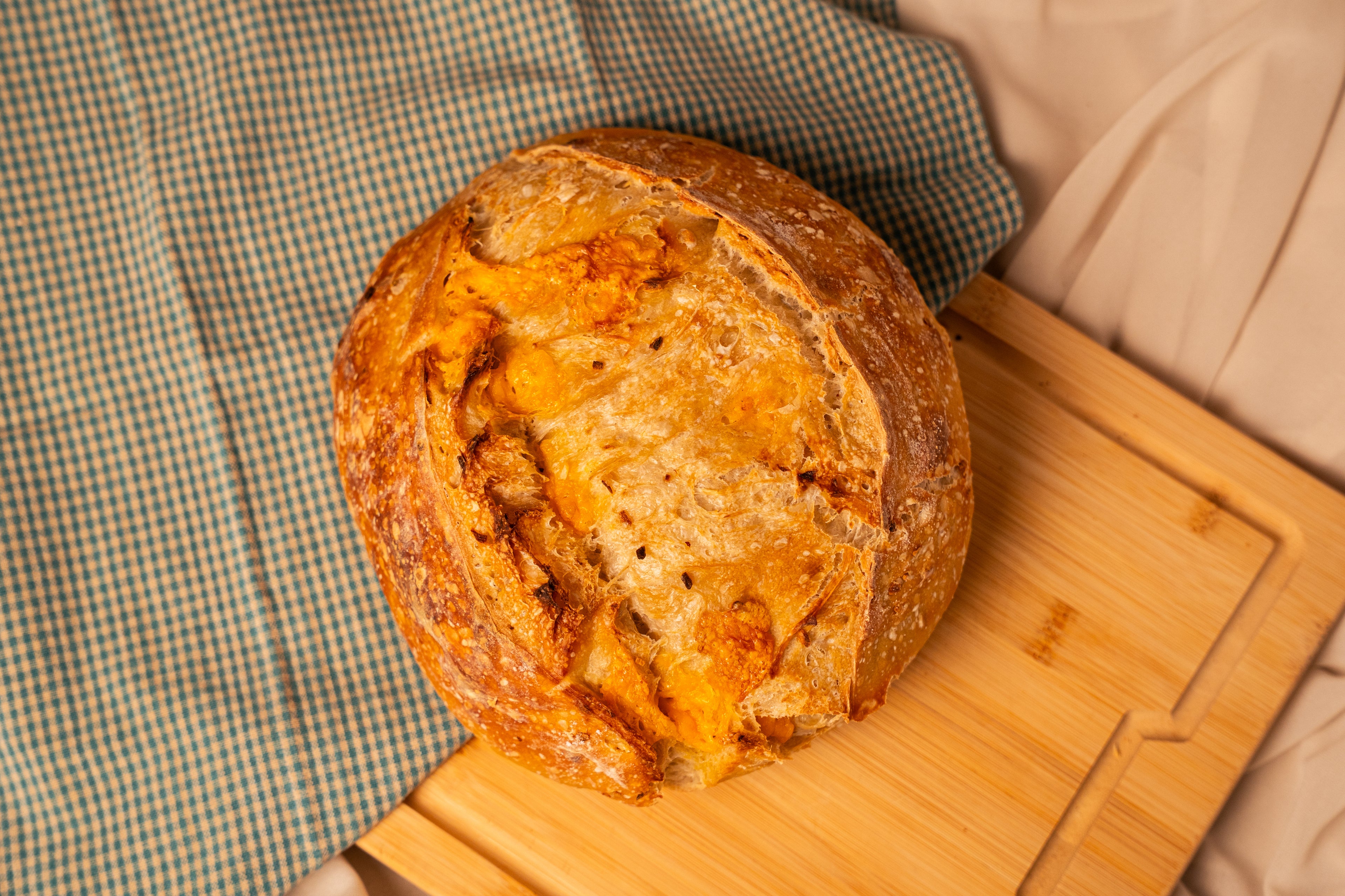 Cheddar and Onion Sourdough